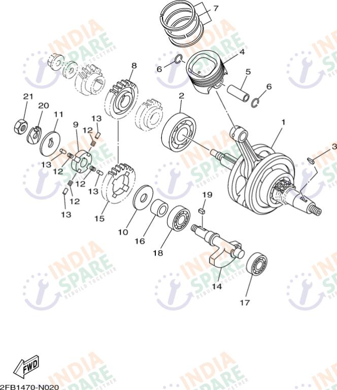 CRANKSHAFT & PISTON